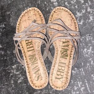 *add for $3!* Sam & Libby Strappy Flip Flops